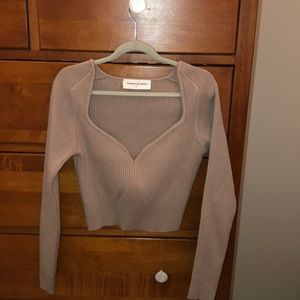Goodnight macaroon cropped sweater